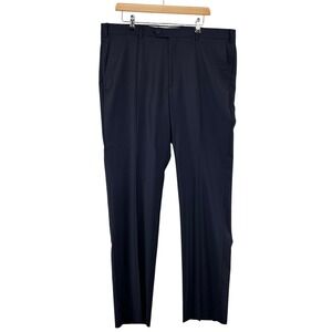 Santorelli Roma Mens Size 40 Black Wool Blend Dress Pants 1900LP Made in Italy